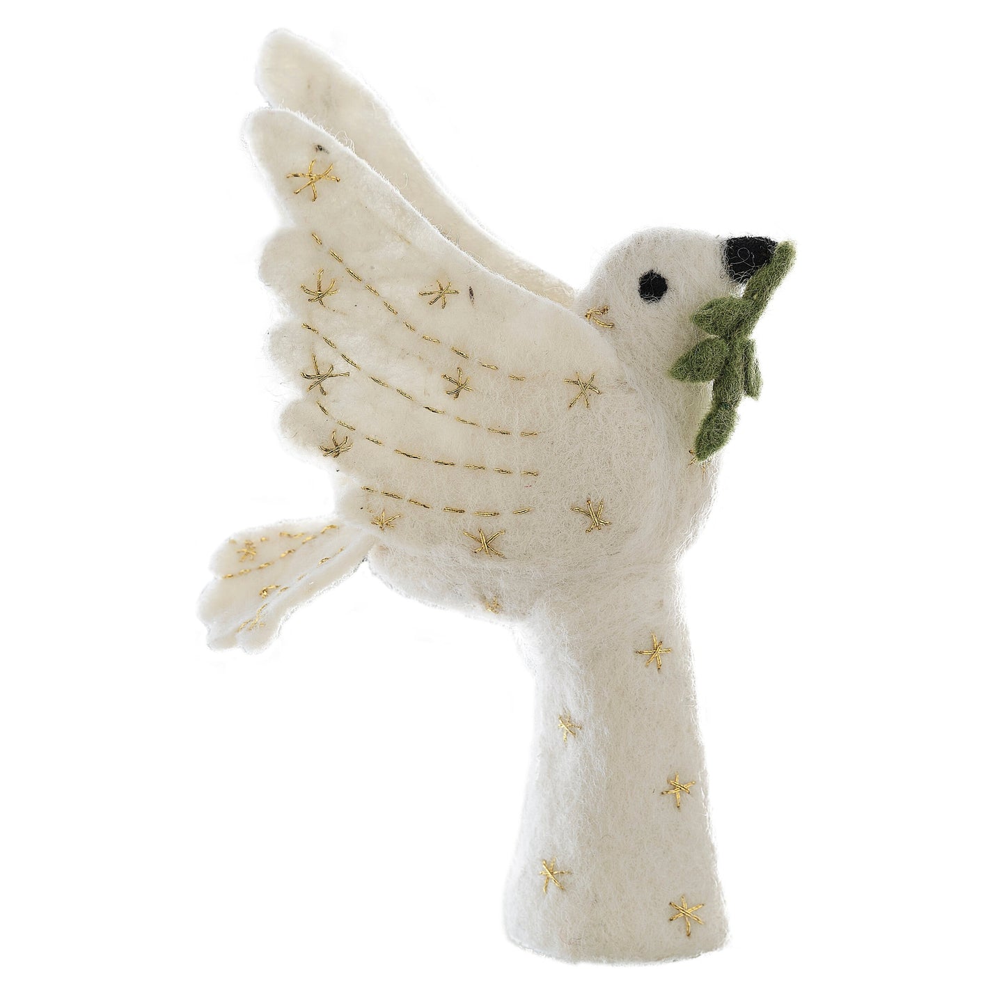 Felt Turtle Dove Christmas Tree Topper- 5 Inner Pack