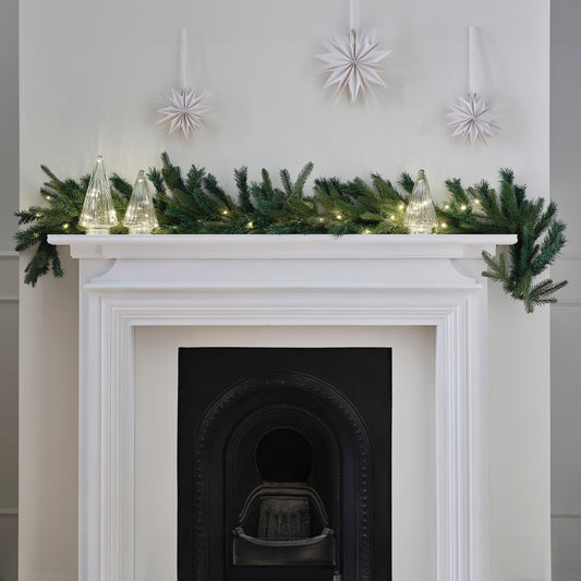 Pine Foliage Christmas Garland with Lights- 5 Inner Pack