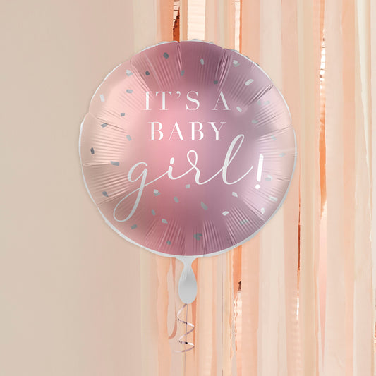 It's a Baby Girl Balloon- 5 Inner Pack