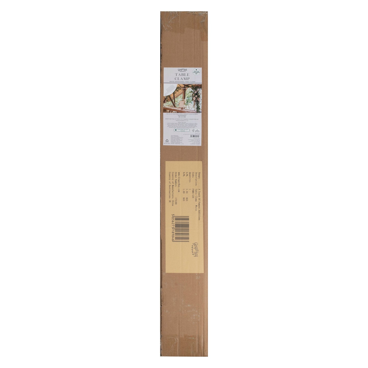 White Metal Table Clamp- 1 Inner Pack