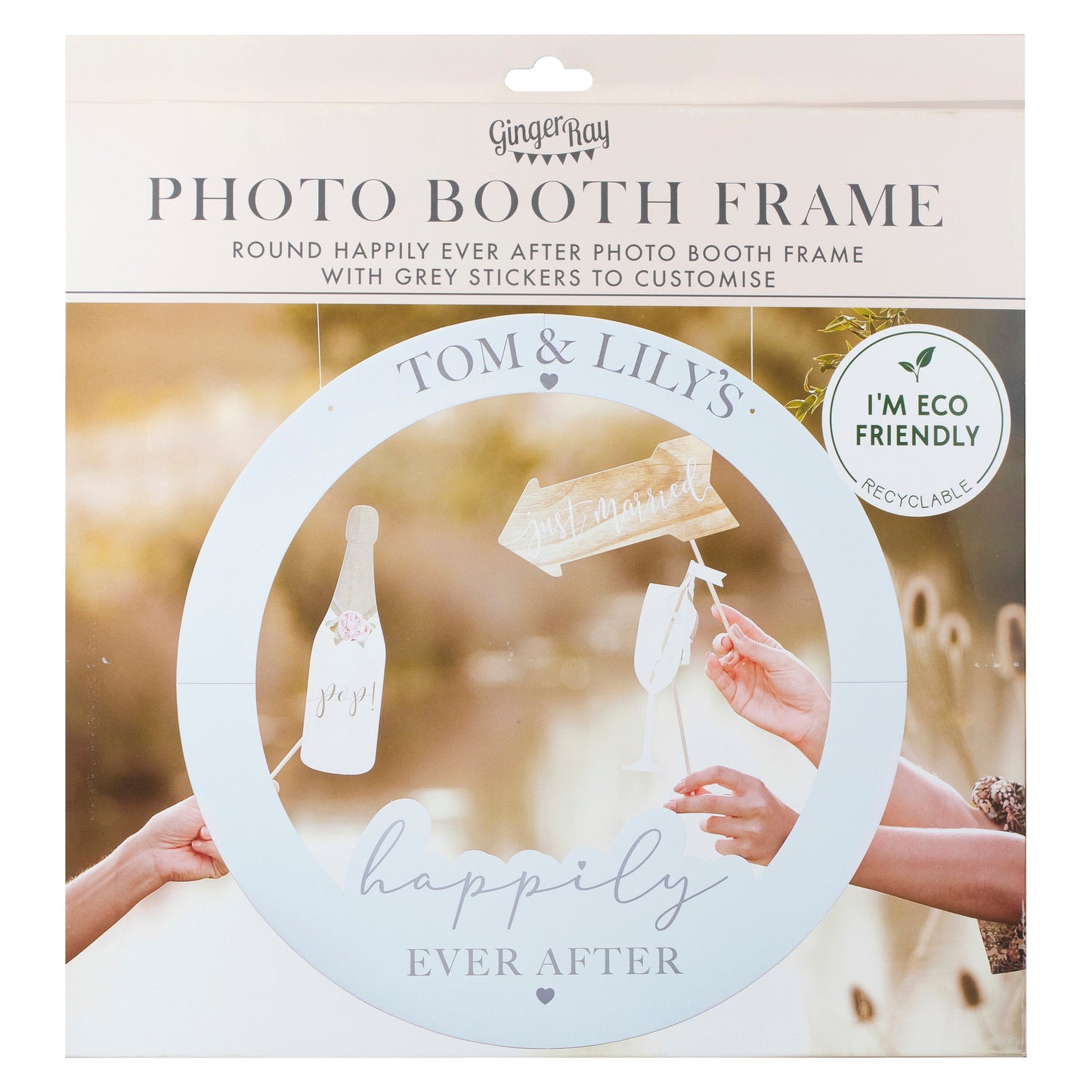 Customisable Wedding Photo Booth Frame- 5 Inner Pack