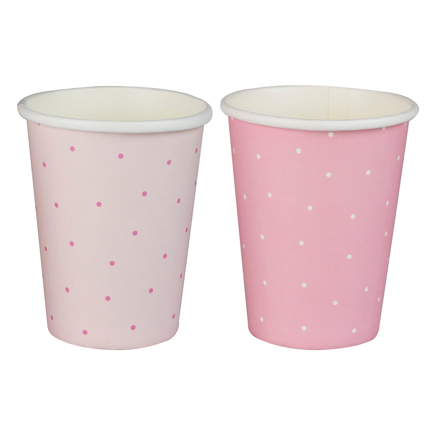 Pink Polka Dot Paper Cups- 5 Inner Pack