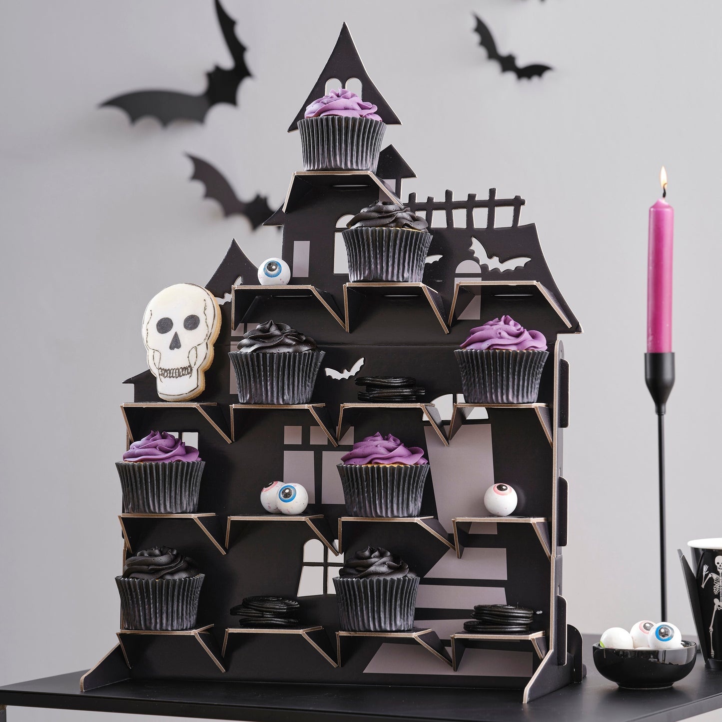 Haunted House Halloween Treat Stand- 5 Inner Pack