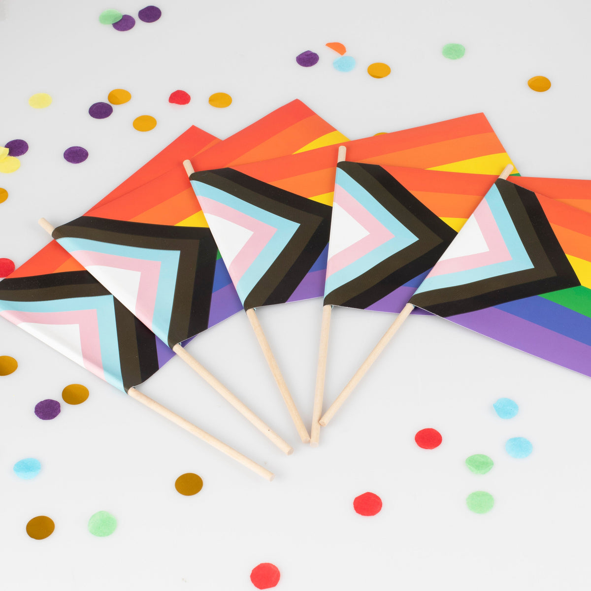 Handheld Pride Flag- 5 Inner Pack