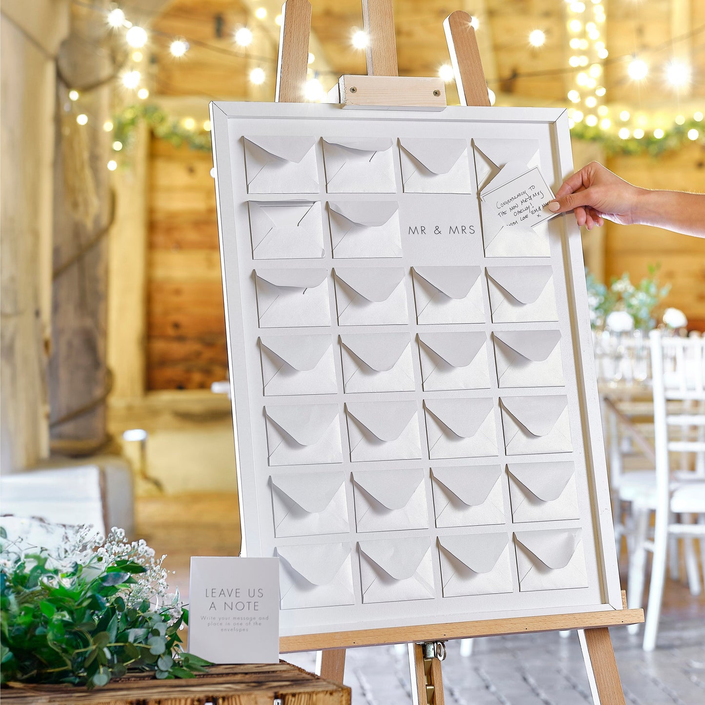 Frame and Envelope Wedding Guest Book Alternative- 1 Inner Pack