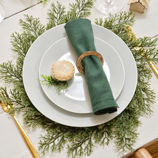 Foliage Christmas Place Mats- 5 Inner Pack