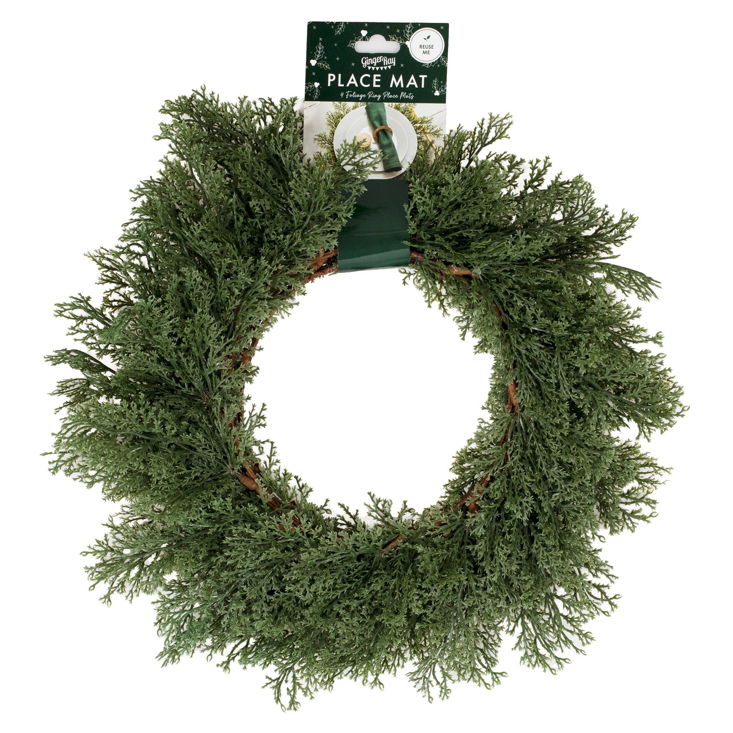 Foliage Christmas Place Mats- 5 Inner Pack