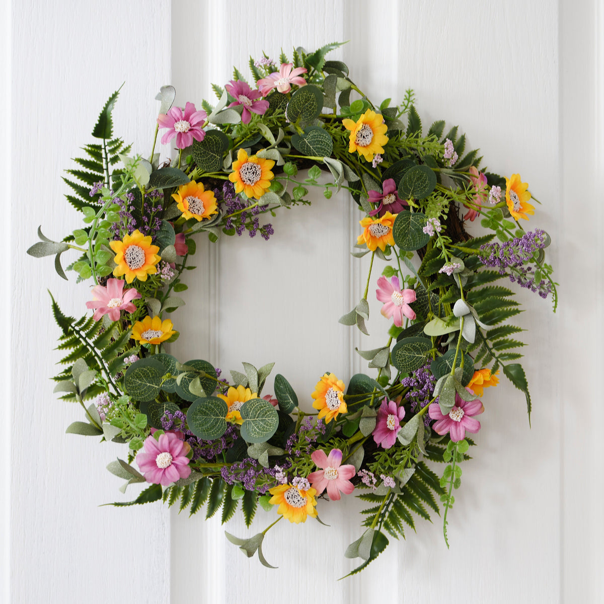 Floral Foliage Spring Wreath- 5 Inner Pack