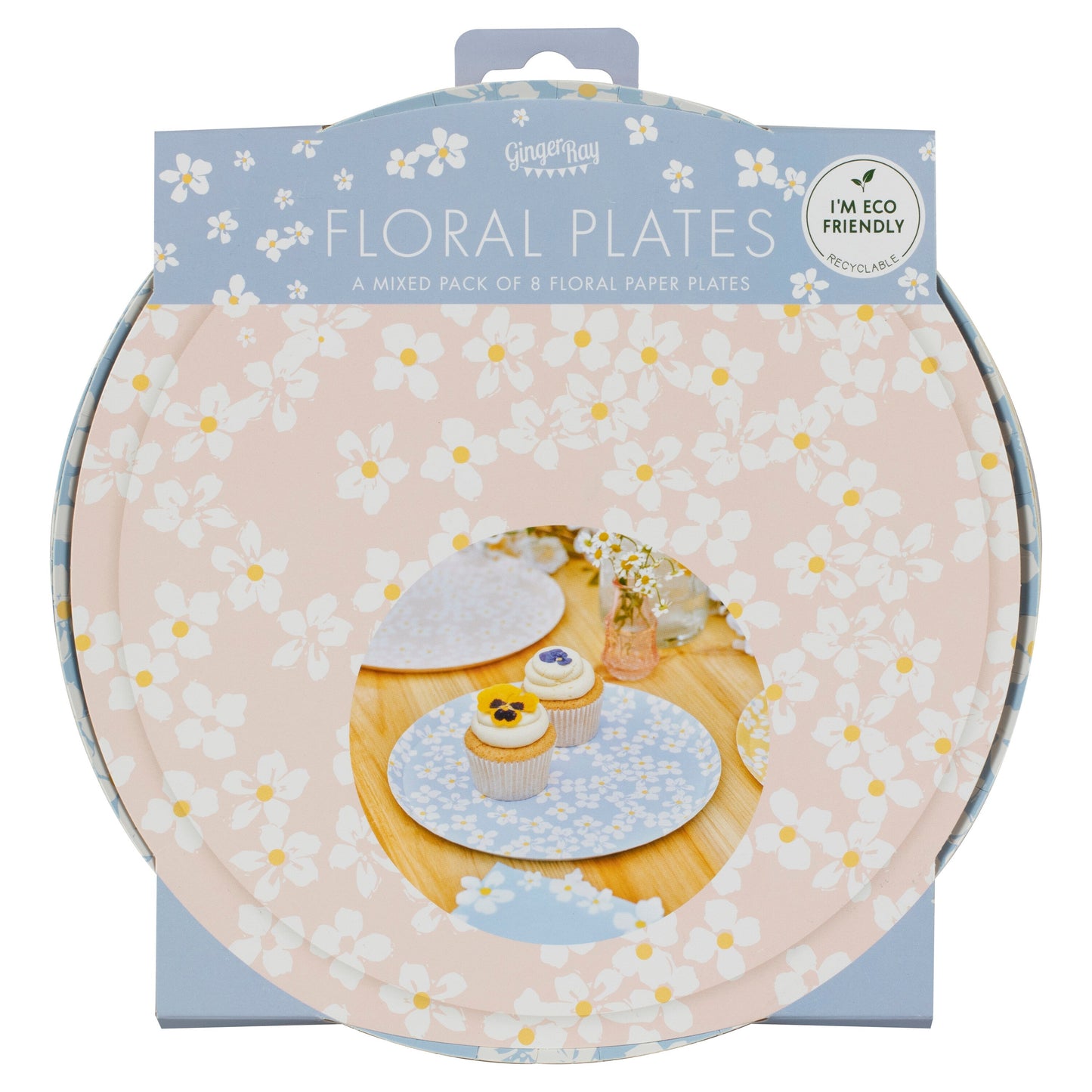 Floral Paper Plates- 5 Inner Pack