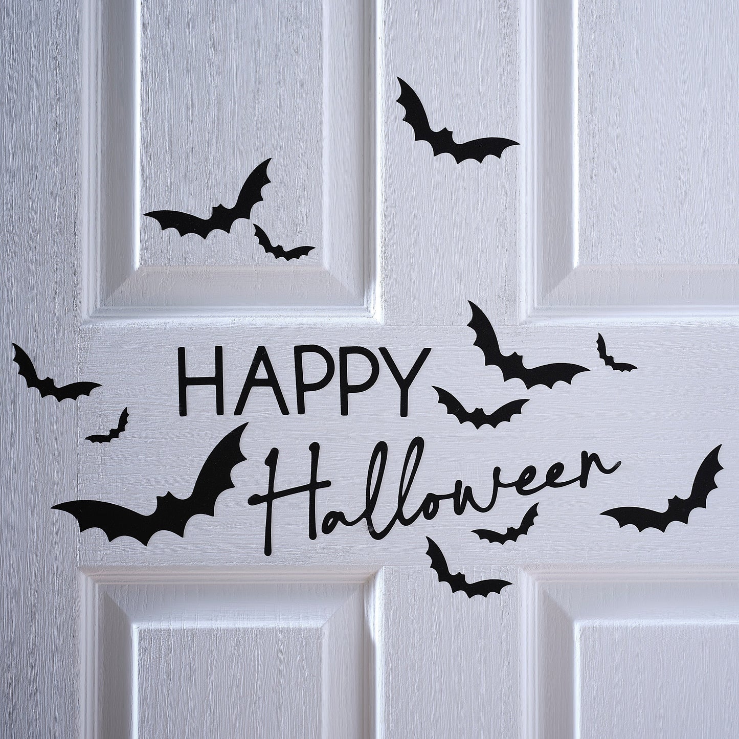 Happy Halloween Door Sticker Decoration- 5 Inner Pack