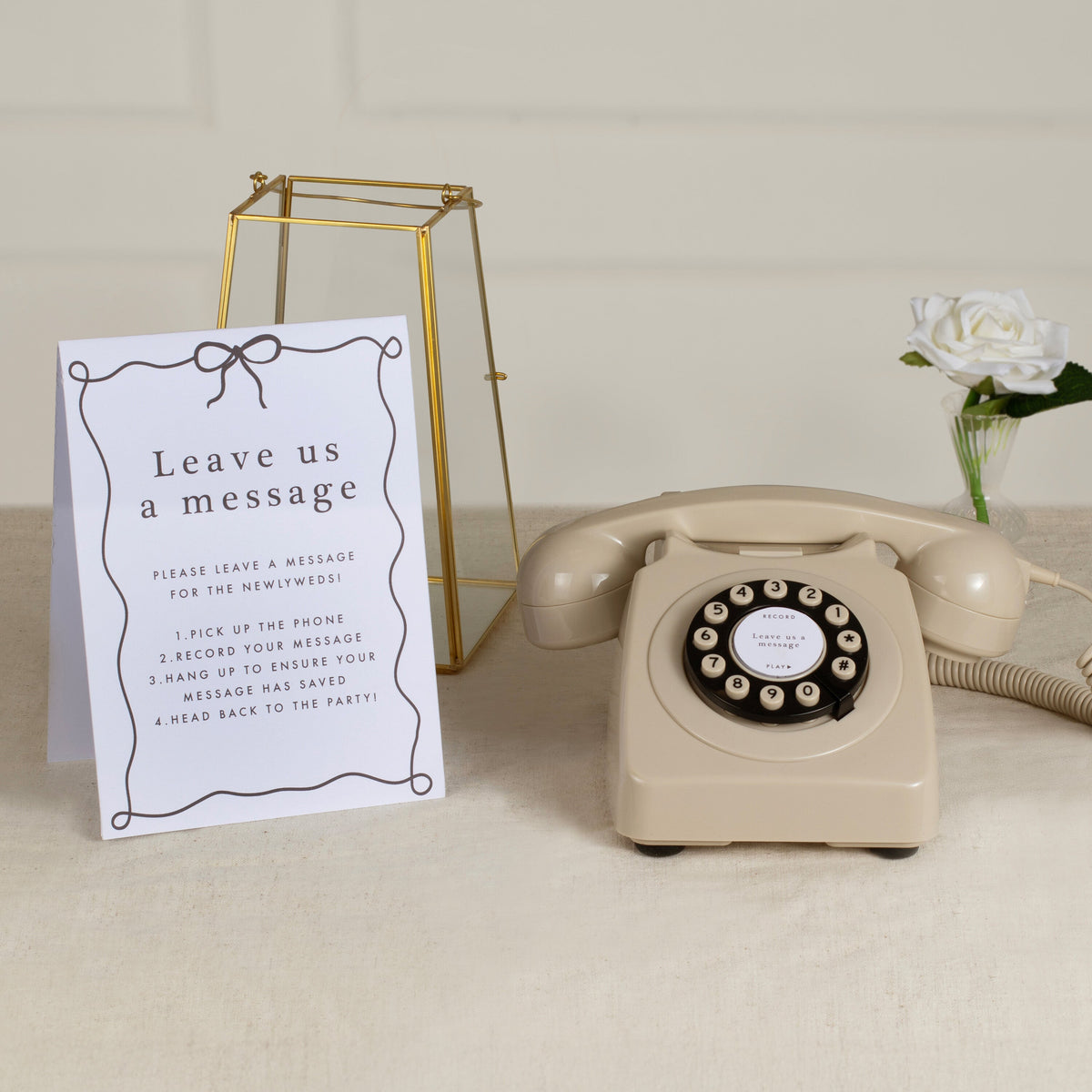Telephone Wedding Audio Guest Book- 5 Inner Pack