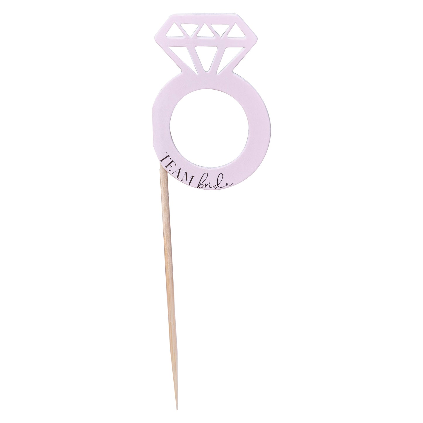 Team Bride Hen Party Ring Cupcake Toppers- 5 Inner Pack