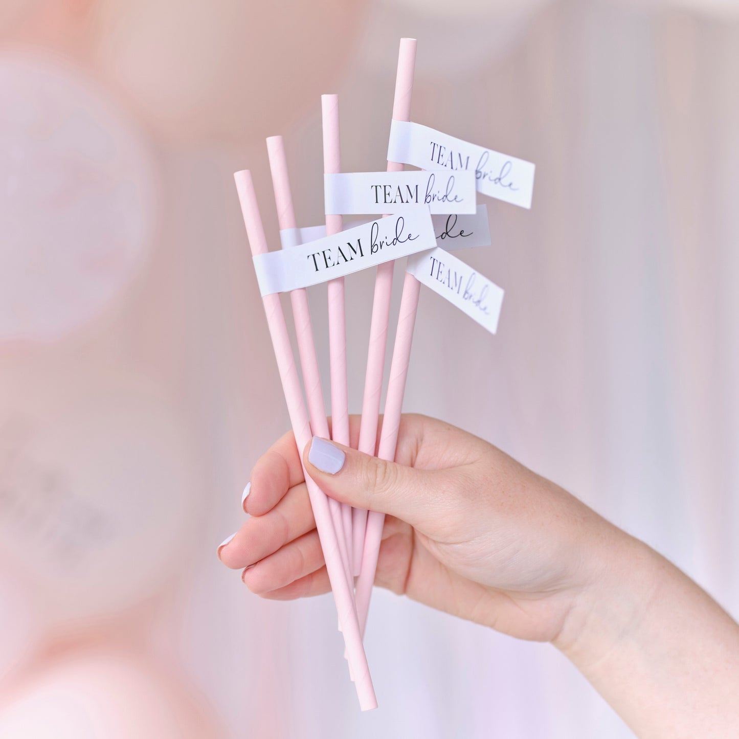 Team Bride Hen Party Paper Straws- 5 Inner Pack