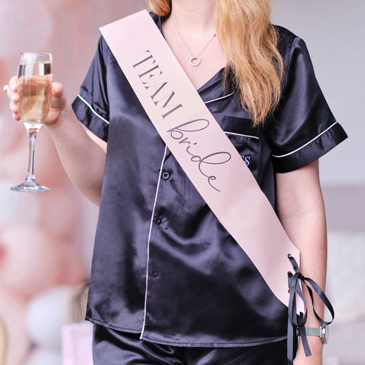 Hen Party Team Bride Sashes- 5 Inner Pack