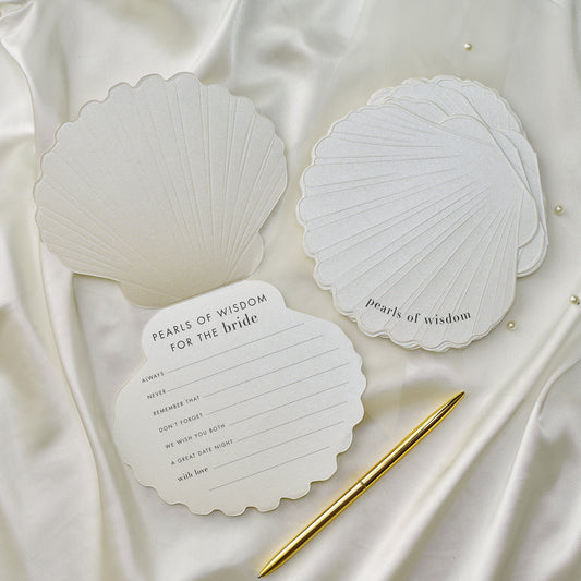 'Pearls of Wisdom' Advice for the Bride Cards- 10 Inner Pack