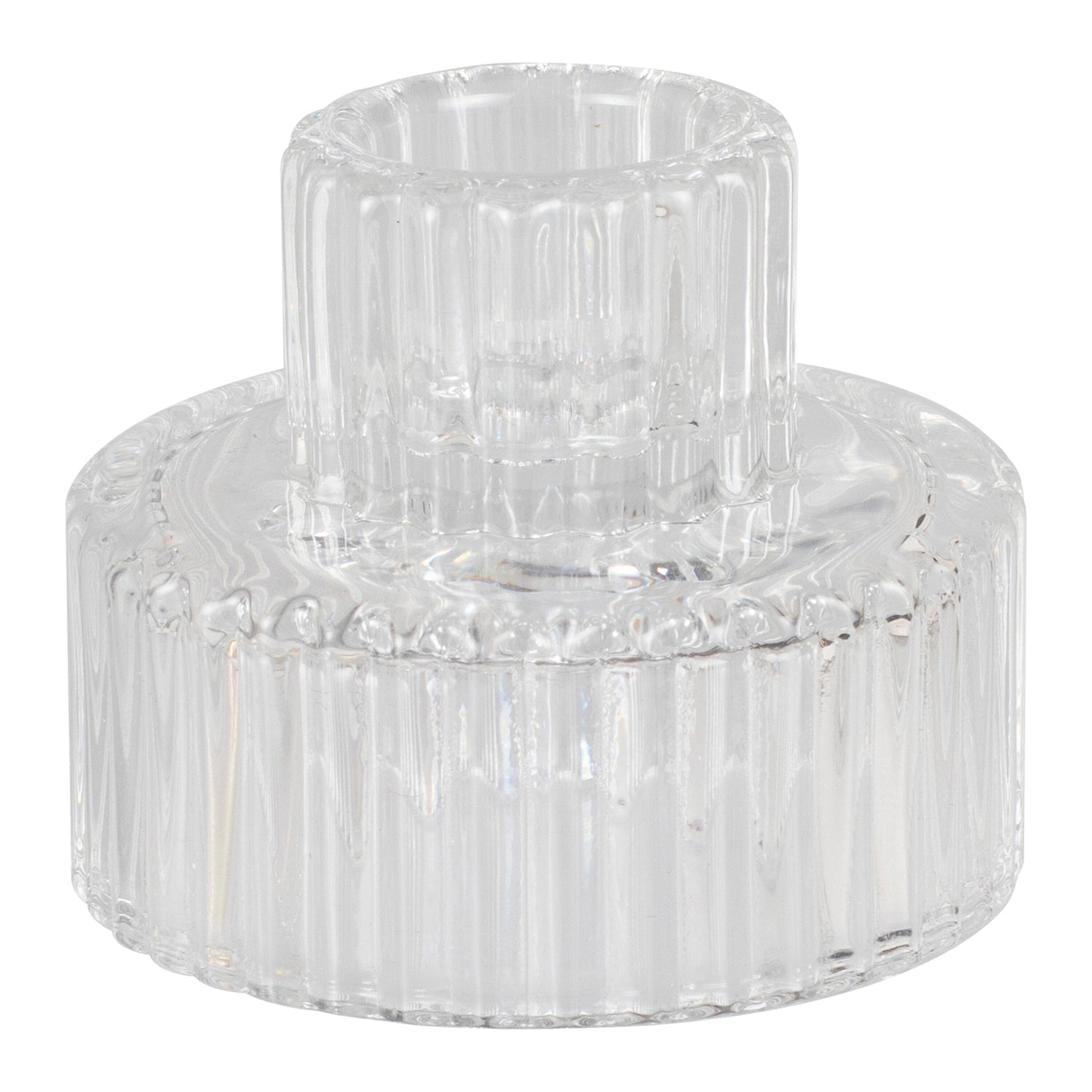 Clear Glass Candle Holders- 5 Inner Pack