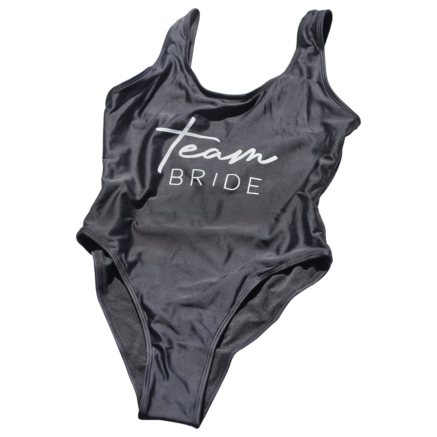 Team Bride Black Hen Party Swimsuit- 8 Inner Pack