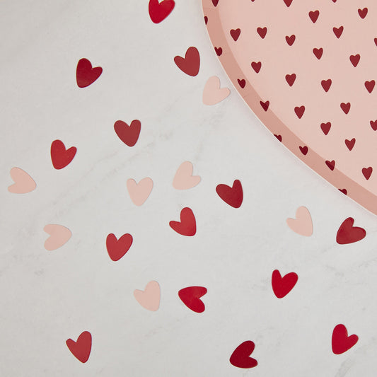 Pink and Red Heart Confetti- 10 Inner Pack