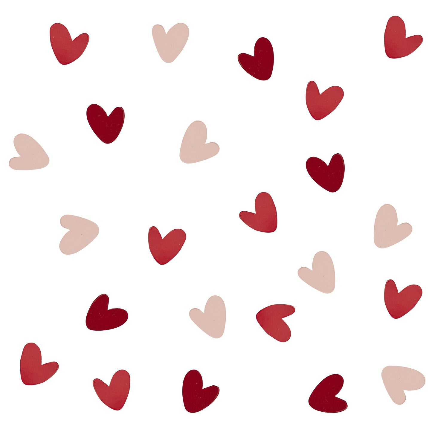 Pink and Red Heart Confetti- 10 Inner Pack