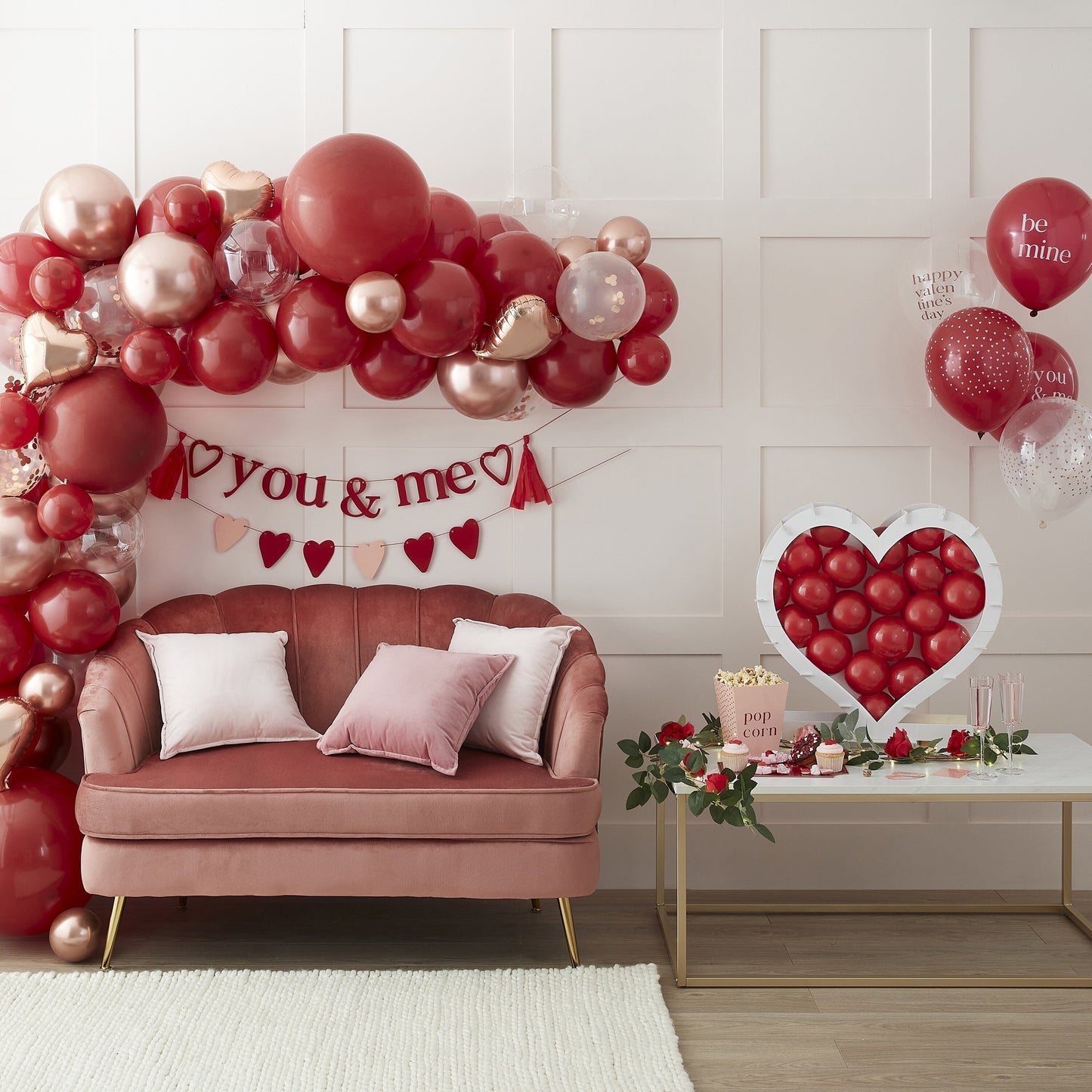 Pink and Red Heart Confetti- 10 Inner Pack