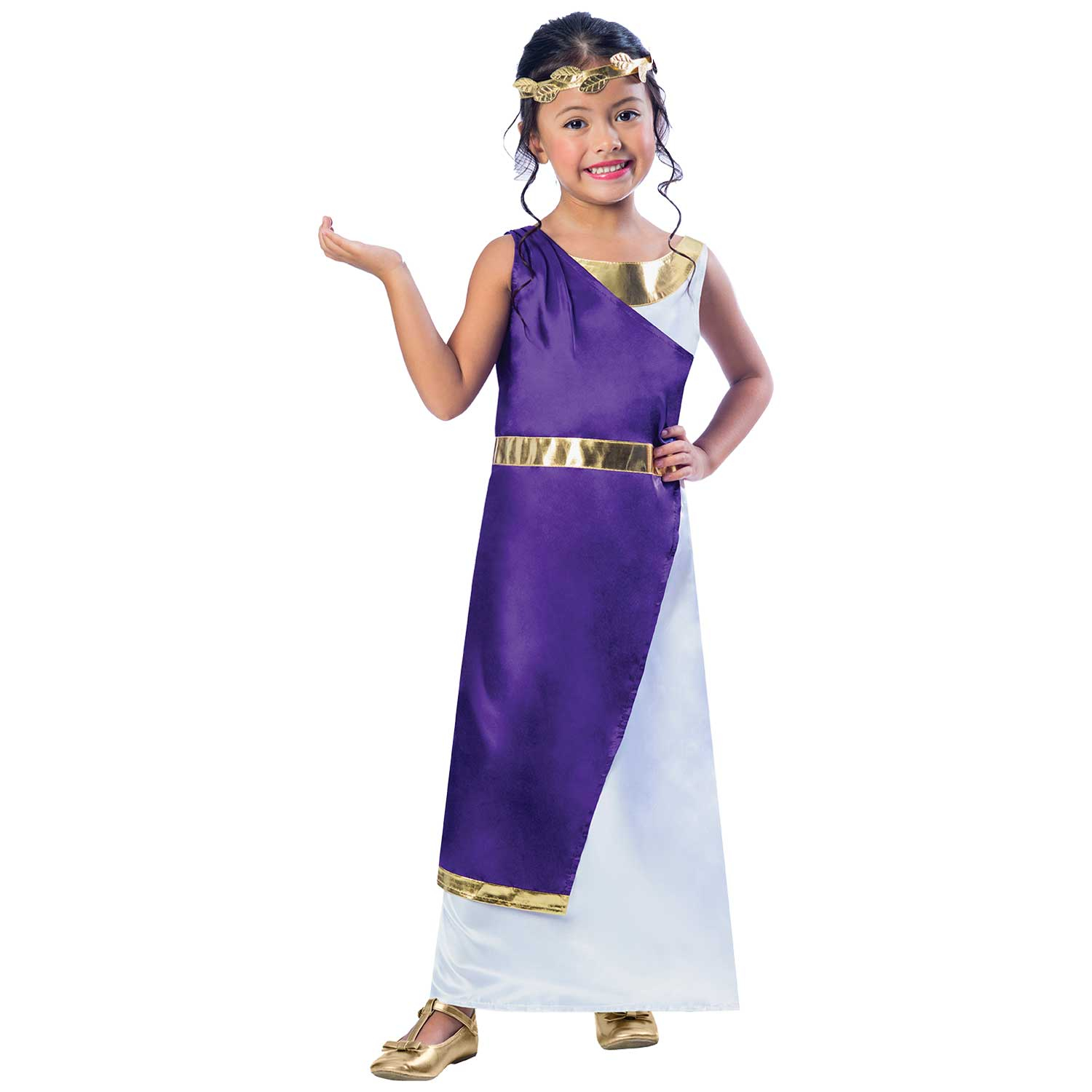 Roman Girl Costume - Age 3-4 Years - 1 PC : Amscan International