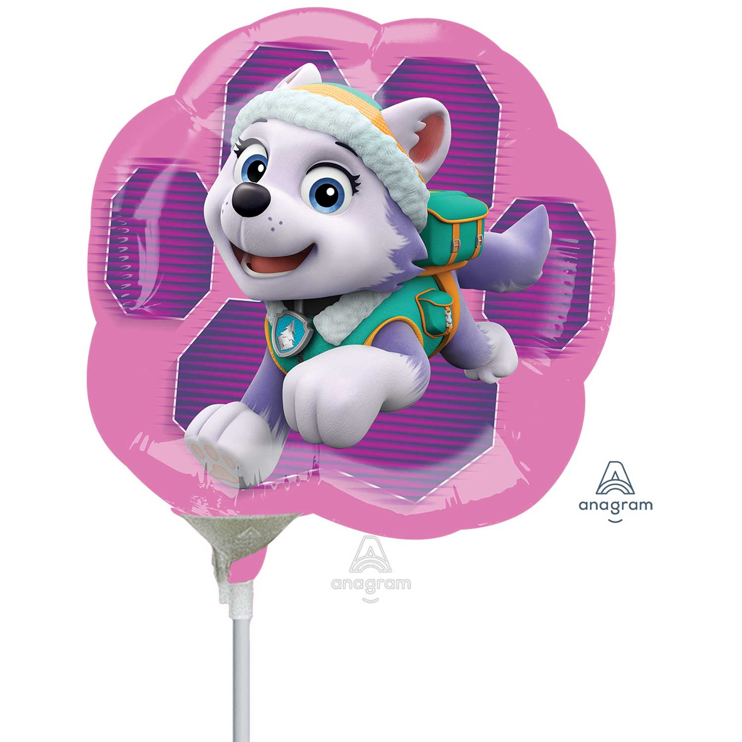 Paw Patrol Pink Skye & Everest Mini Shape Foil Balloons 