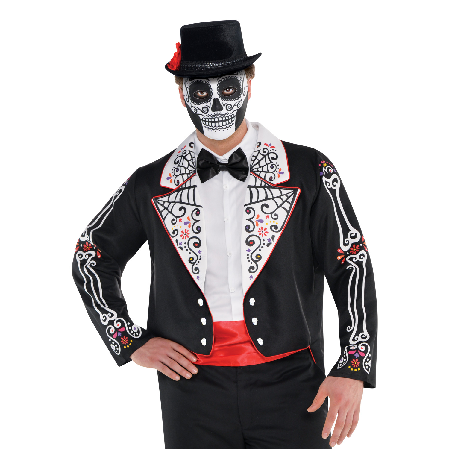 plus size day of the dead costume uk