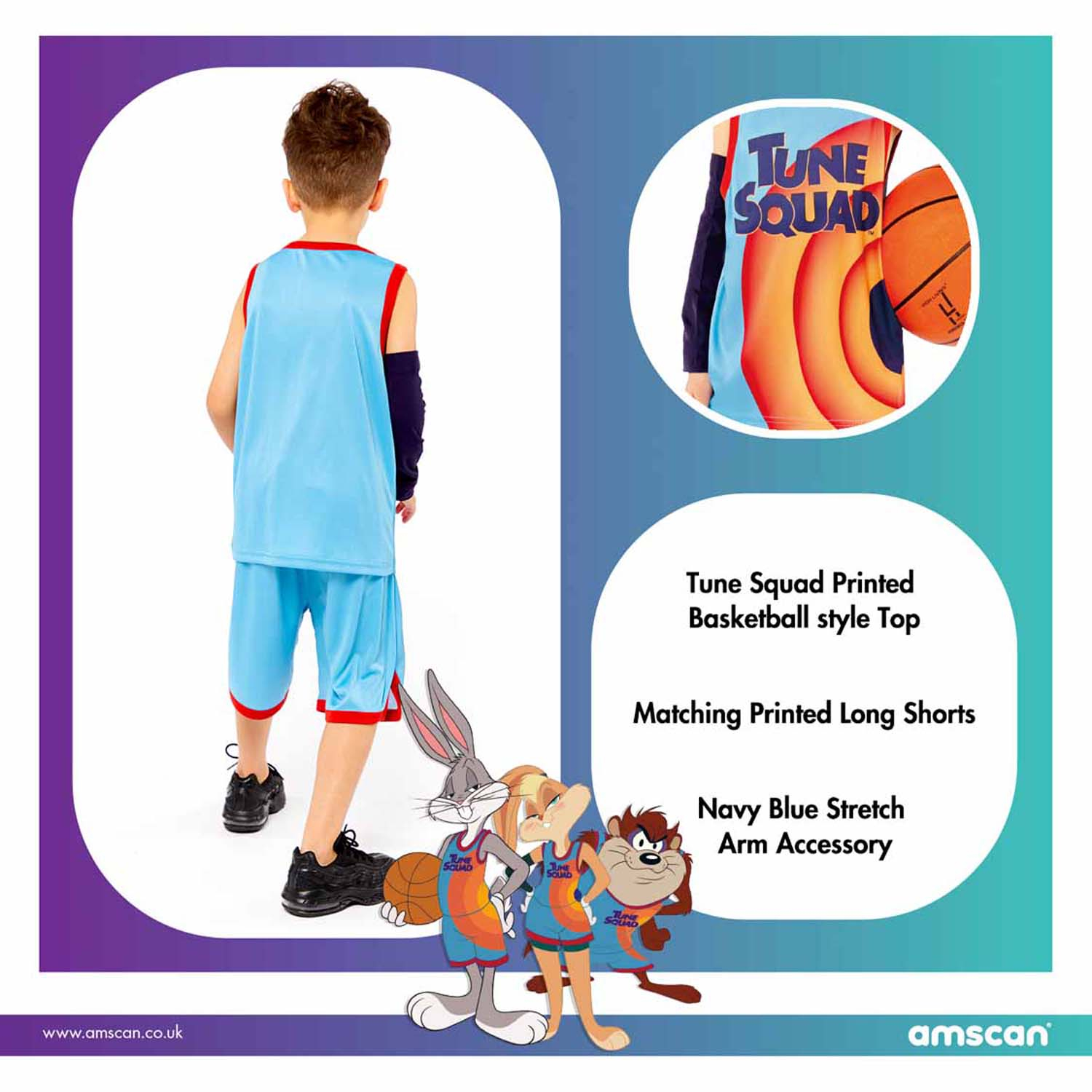 Space Jam 2 Costume - Age 4-6 Years - 1 PC : Amscan International