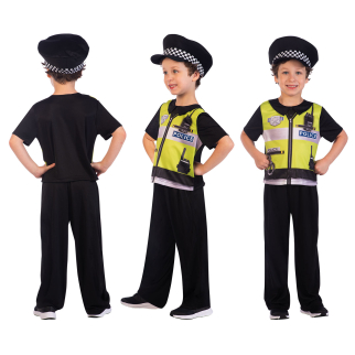 Police Officer Sustainable Costume - Age 2-3 Years - 1 PC : Amscan ...