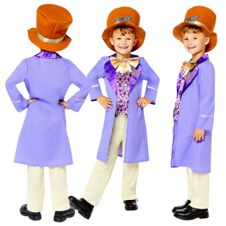 Willy Wonka Costume - Age 4-6 Years - 1 PC : Amscan International