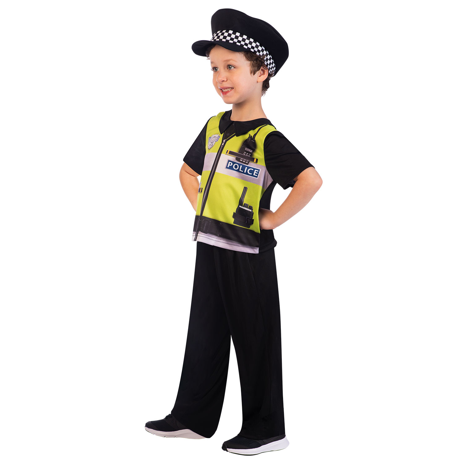 Police Officer Sustainable Costume - Age 8-10 Years - 1 PC : Amscan ...