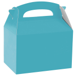 Caribbean Blue Plastic Buckets with Handles 11cm h x 17cm dia - 12