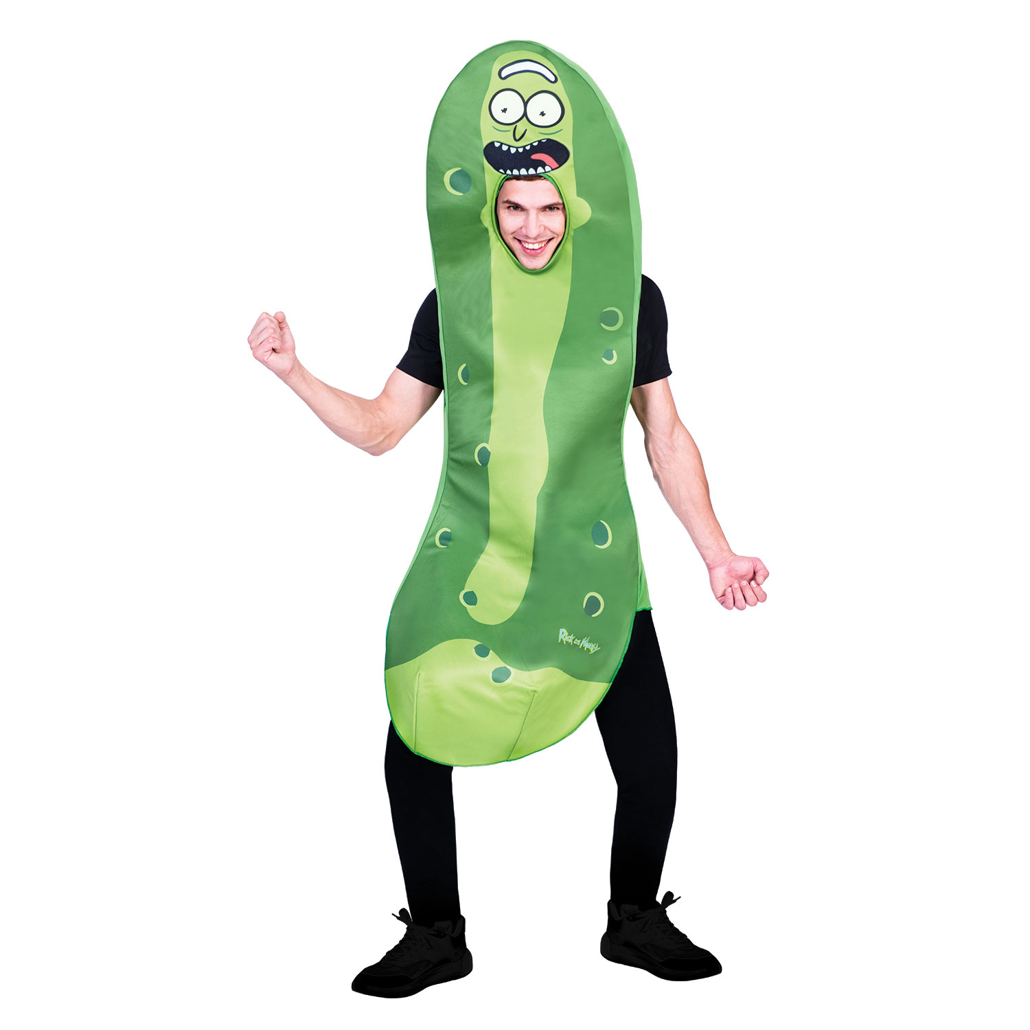 Pickle rick blow up costume