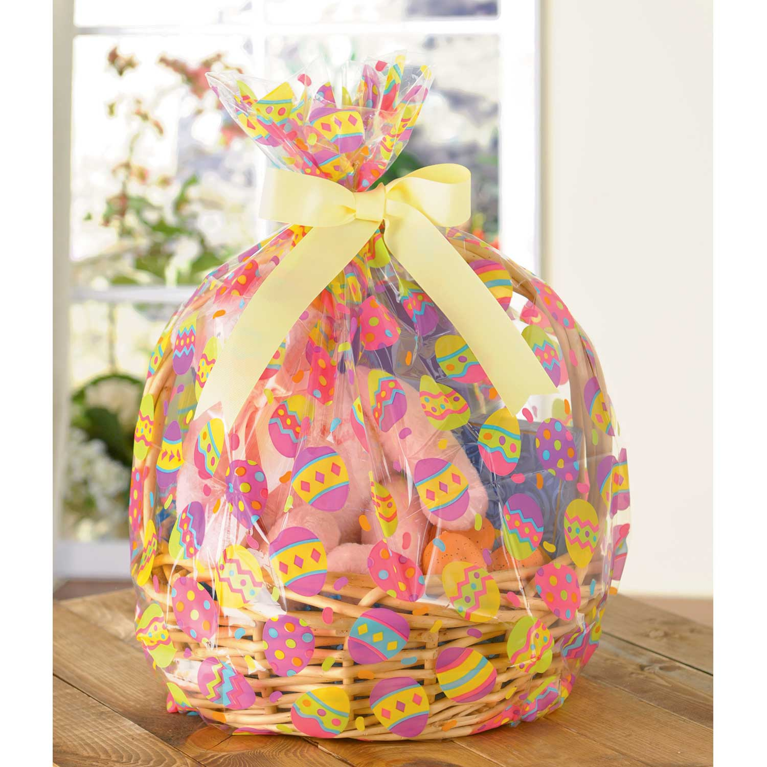 Easter Egg Printed Basket Bags 61cm x 63cm - 12 PKG/2 : Amscan ...