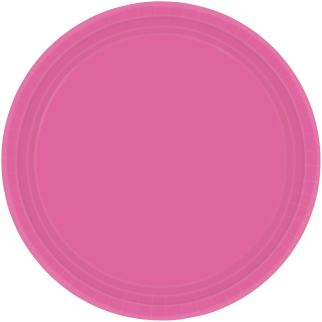 bright pink plates paper amscan pkg 7cm suggestions