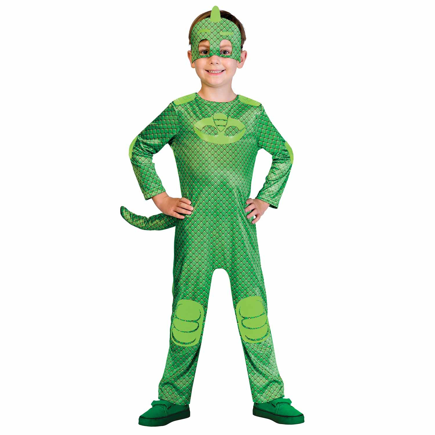 PJ Masks Gekko Costume - Age 5-6 Years - 1 PC : Amscan International