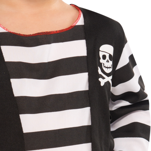 Rascal Deckhand Pirate Costume - Age 3-4 Years - 1 PC : Amscan