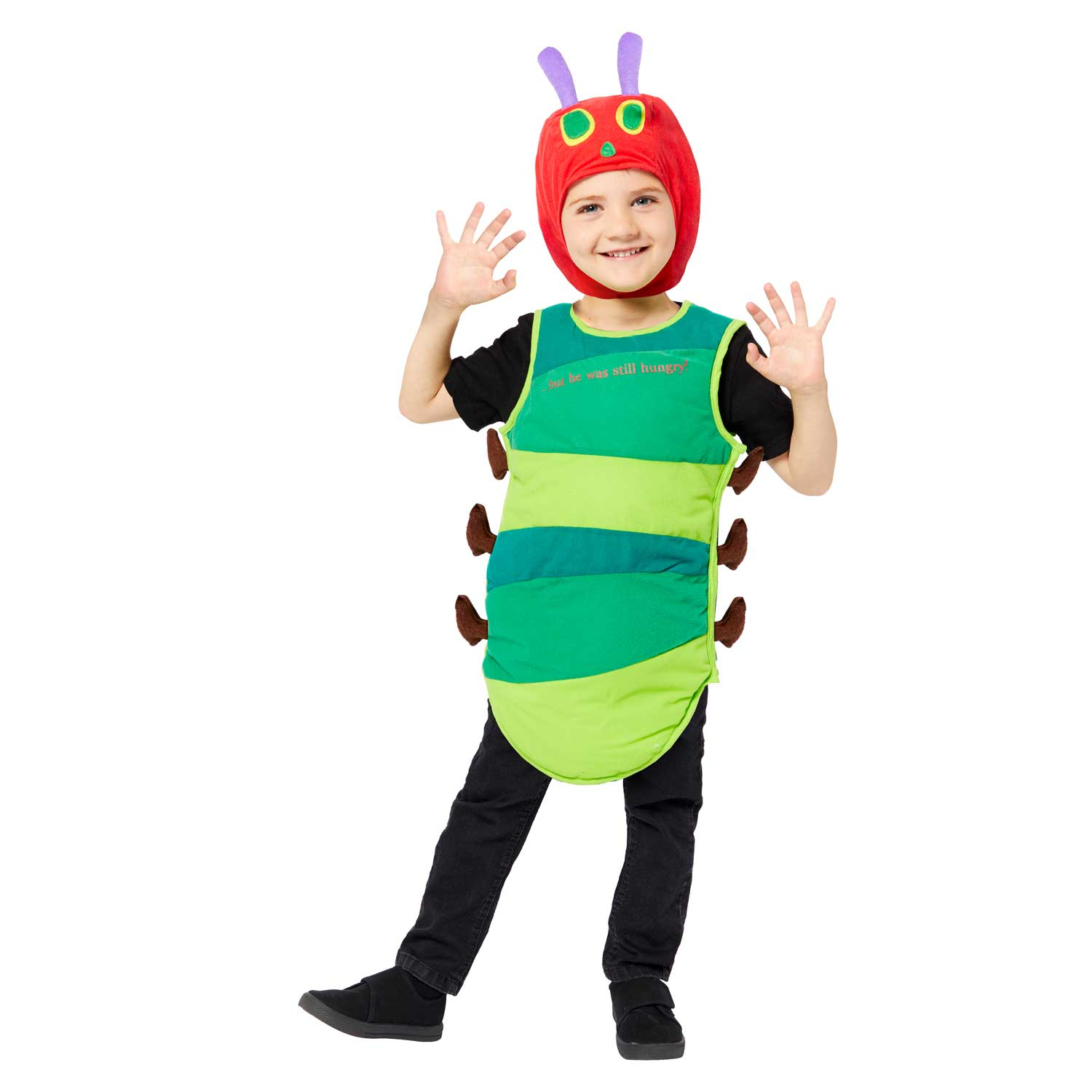 The Very Hungry Caterpillar Costume - Age 3-5 Years - 1 PC : Amscan ...